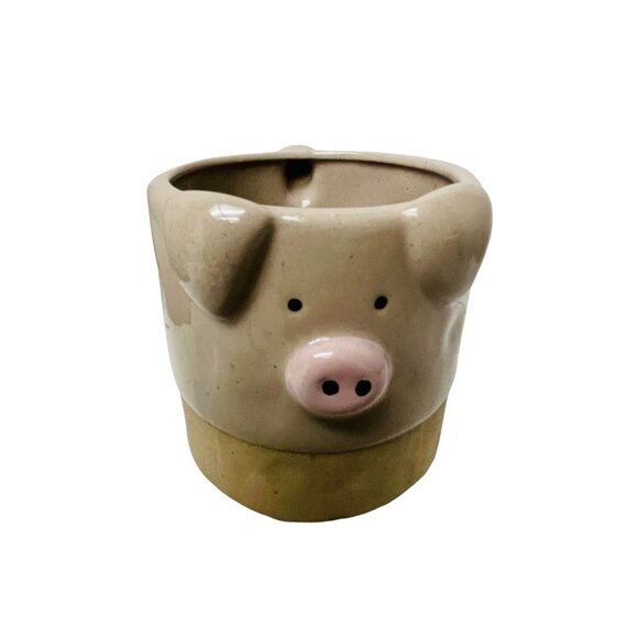 Adorable Pig Face Ceramic Coffee Mug - Picture 1 of 7
